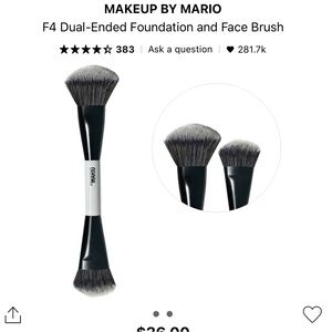 Makeup by Mario flF4 Dual-Ended Foundation and Face Brush